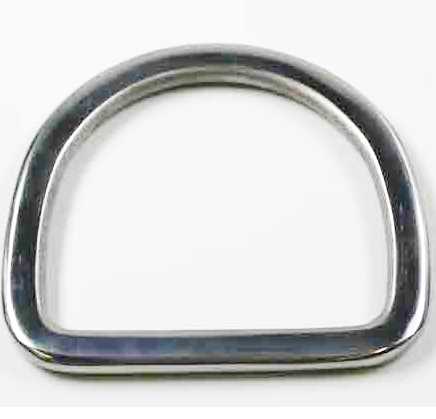 D-Ring flach 60 x 50 mm geschlossen Edelstahl